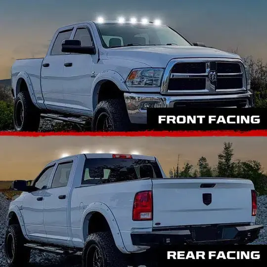 2003-2018 Cummins Led 2 Way Roof Light Set (264146Bkhpwh) 3