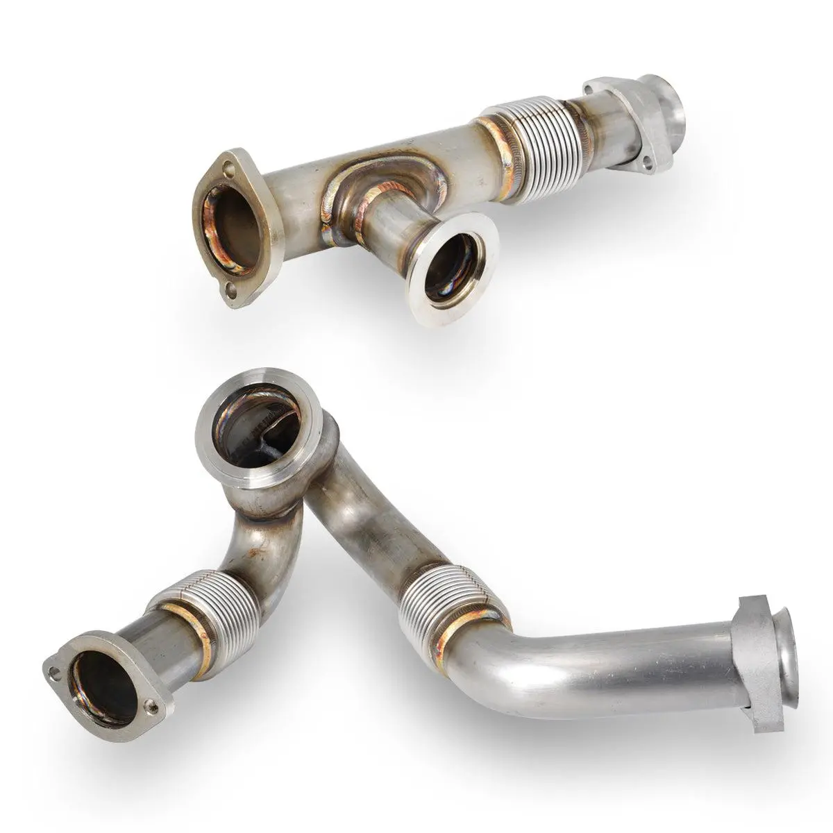 2003.5-2004 Powerstroke Oem Up-Pipes W/ Egr Cooler (316119503) 1
