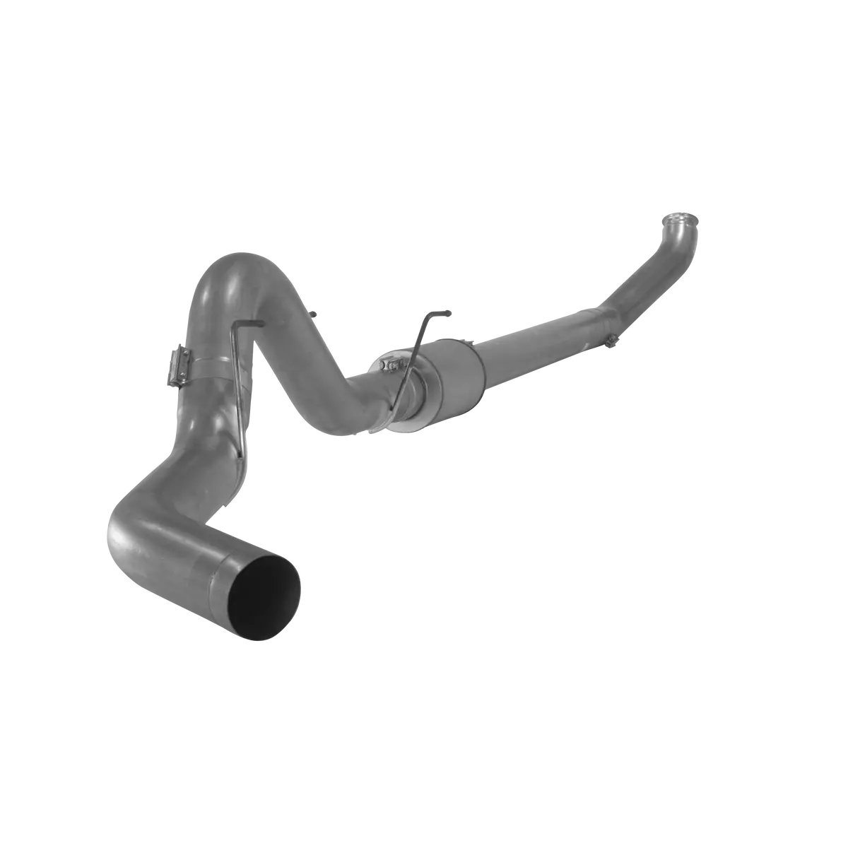 2004.5-2007 Cummins 4" Turbo Back Exhaust System W/ Muffler (411026 / 412026) 1