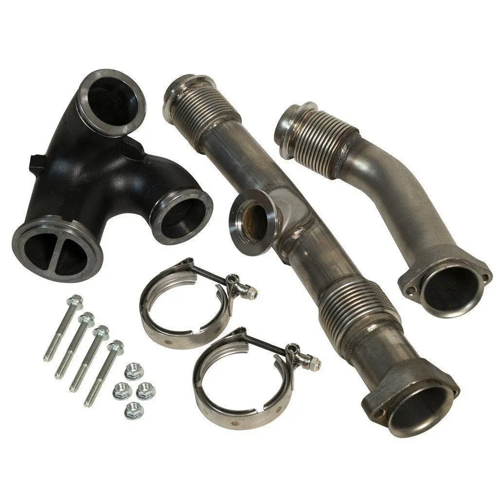 2004.5-2007 Powerstroke Up Pipes Kit W/ Egr Connector (1043918) 1