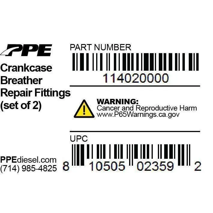 2004.5-2010 Duramax Engine Crankcase Breather Fitting (114020000) 2