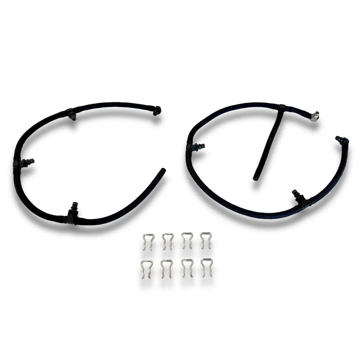 2004.5-2010 Duramax Fuel Injector Return Line & Clip Set (20249) 1