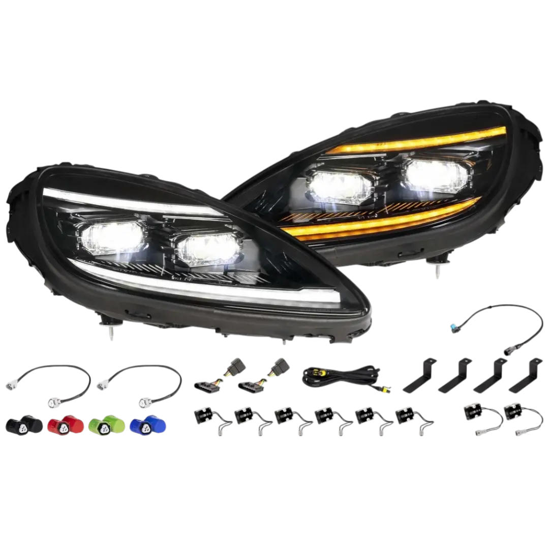 2005-2013 Corvette Xb Evo Led Headlights (Lf2-460) 1