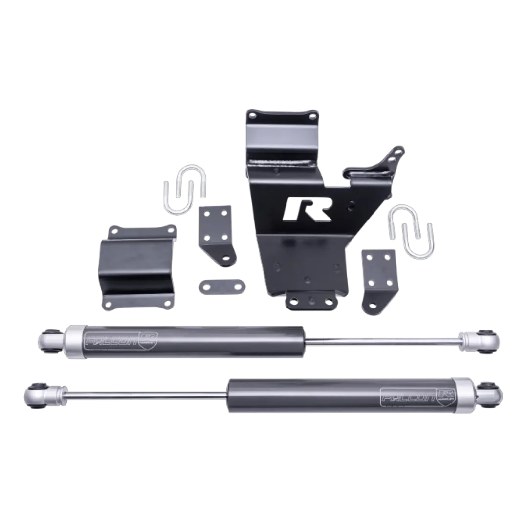 2005-2026 Powerstroke 10-Lug Dual Steering Stabilizer Kit (77-23201) 1