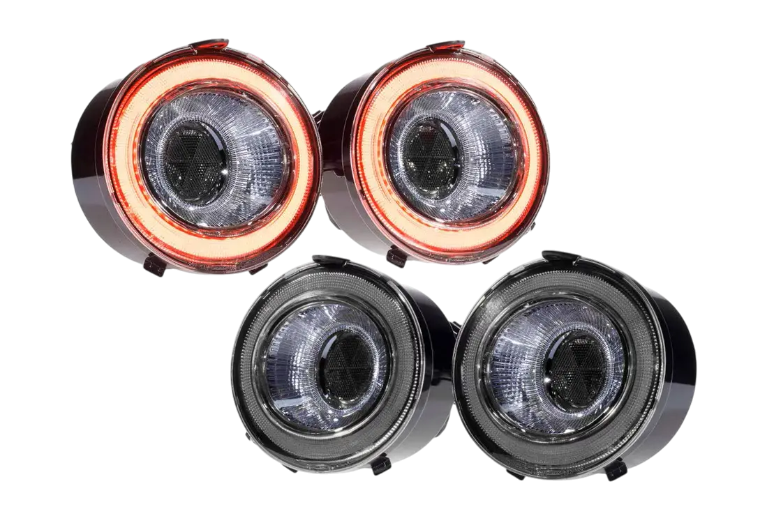 2005.5-2013 Chevrolet Corvette Xb Led Smoked Tail Lights (Lf466) 1