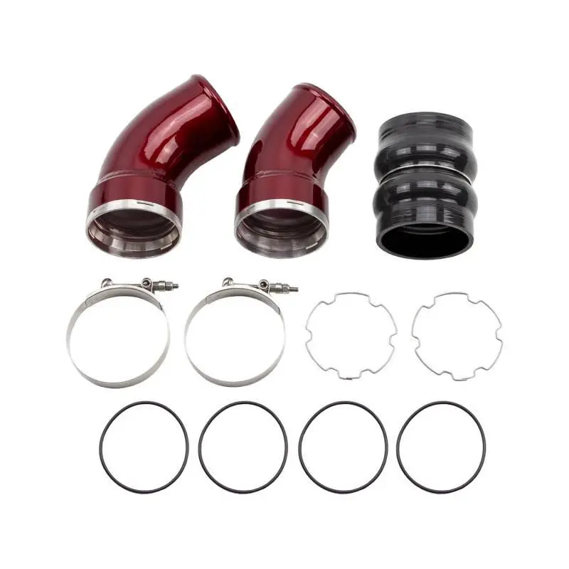 2006-2010 Duramax 3.5" Passenger Cold Side Intercooler Pipe Kit (Wcf100367) 1