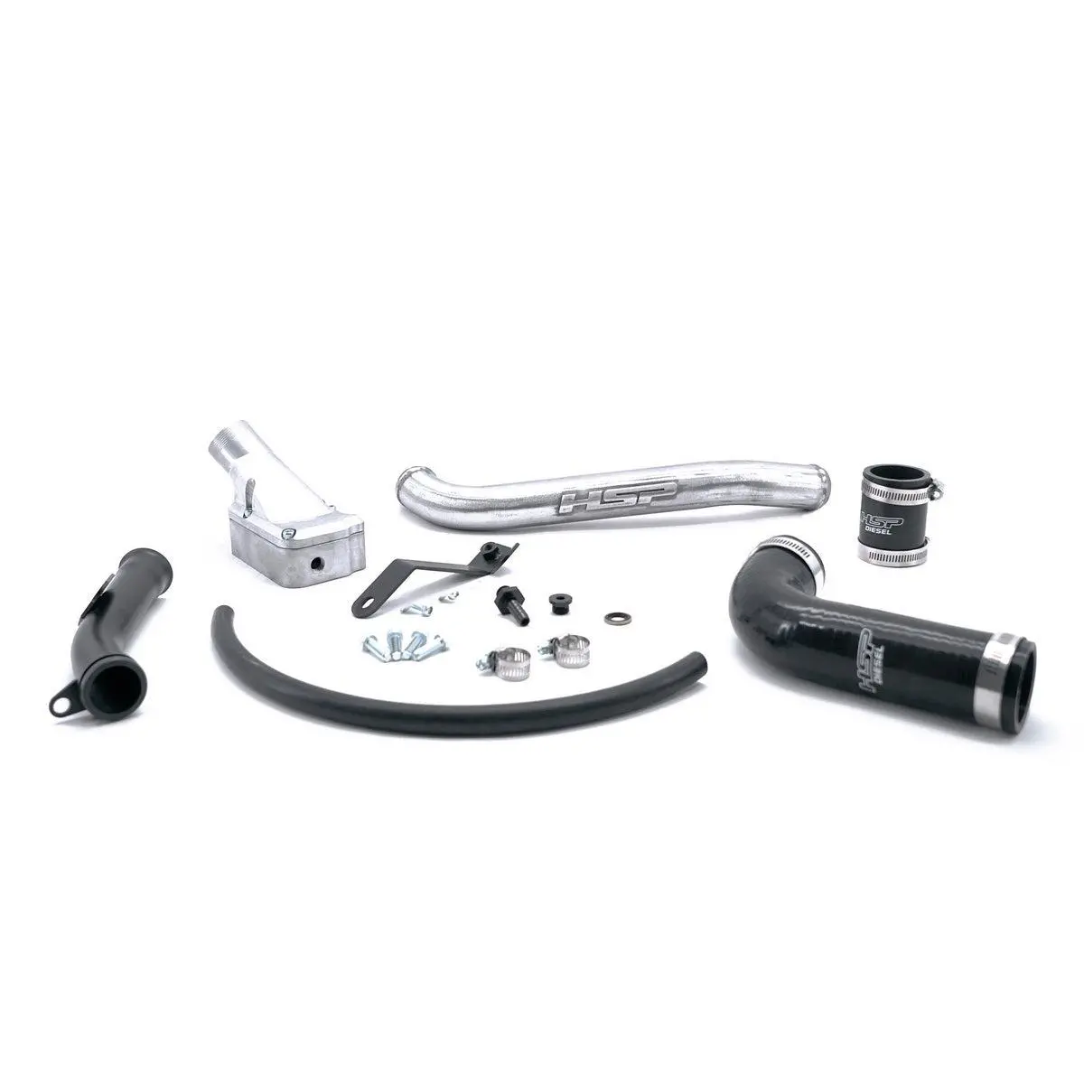 2006-2010 Duramax Billet Forward Facing Thermostat Housing Kit (041-Hsp) 1