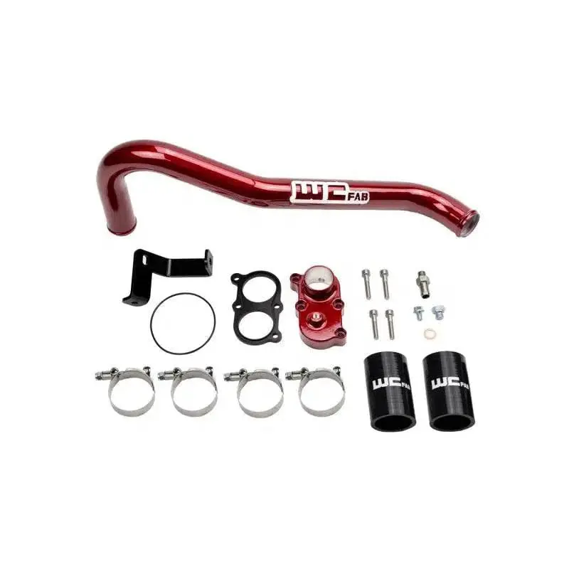 2006-2010 Lbz/ Lmm Duramax Top Outlet Billet Thermostat Housing & Upper Coolant Pipe Kit For Dual Cp3 (Wcf100424) 1