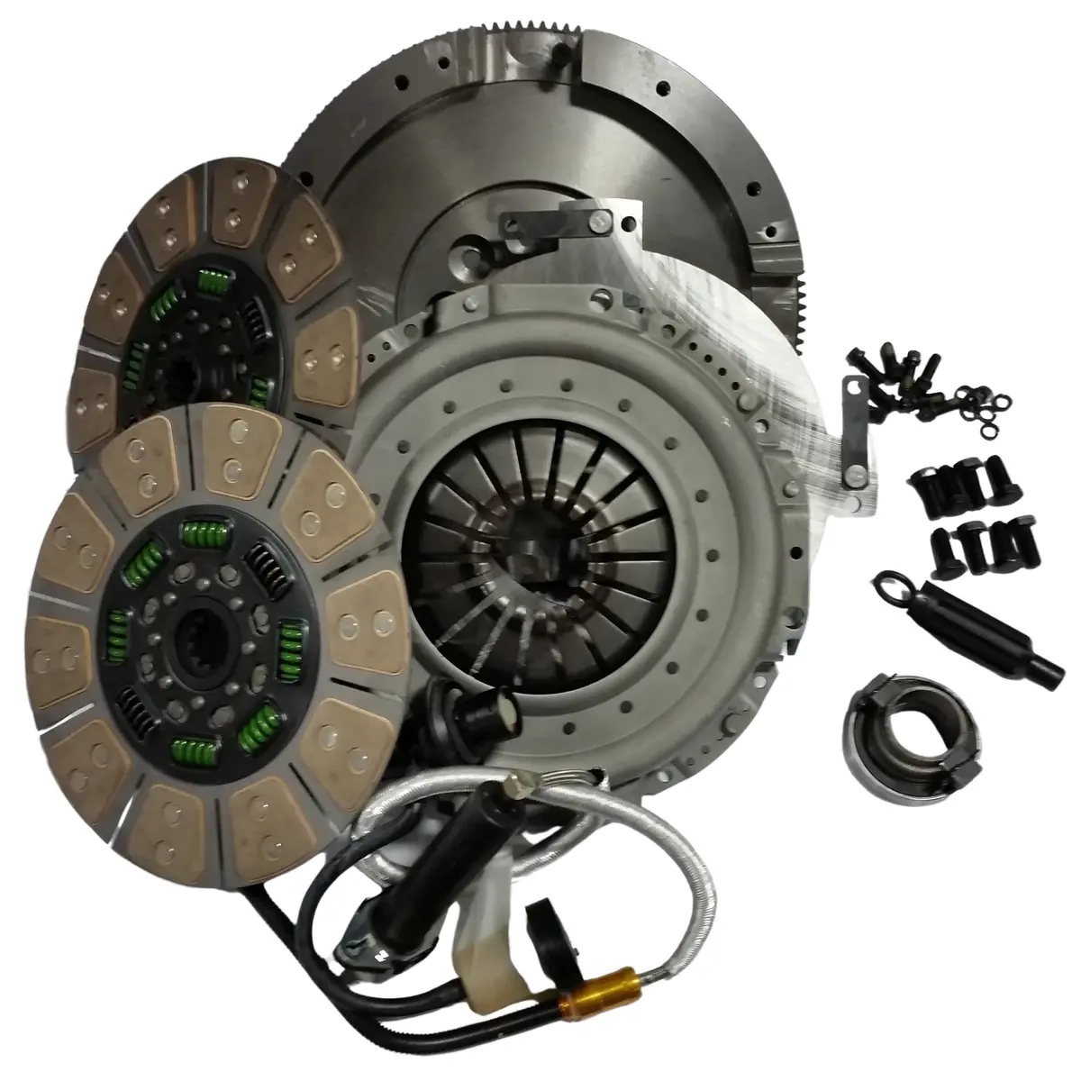 2006-2018 Cummins Ceramic Quiet Dual Disc Clutch Kit = 650Hp/1200Ft-Lb (Qg56ddsn) 1