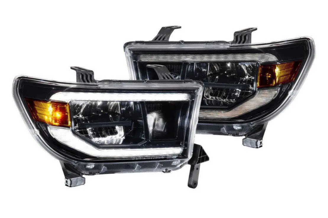 2007-2013 Toyota Tundra Xb Led Black Headlights (Lf533-Asm) 1