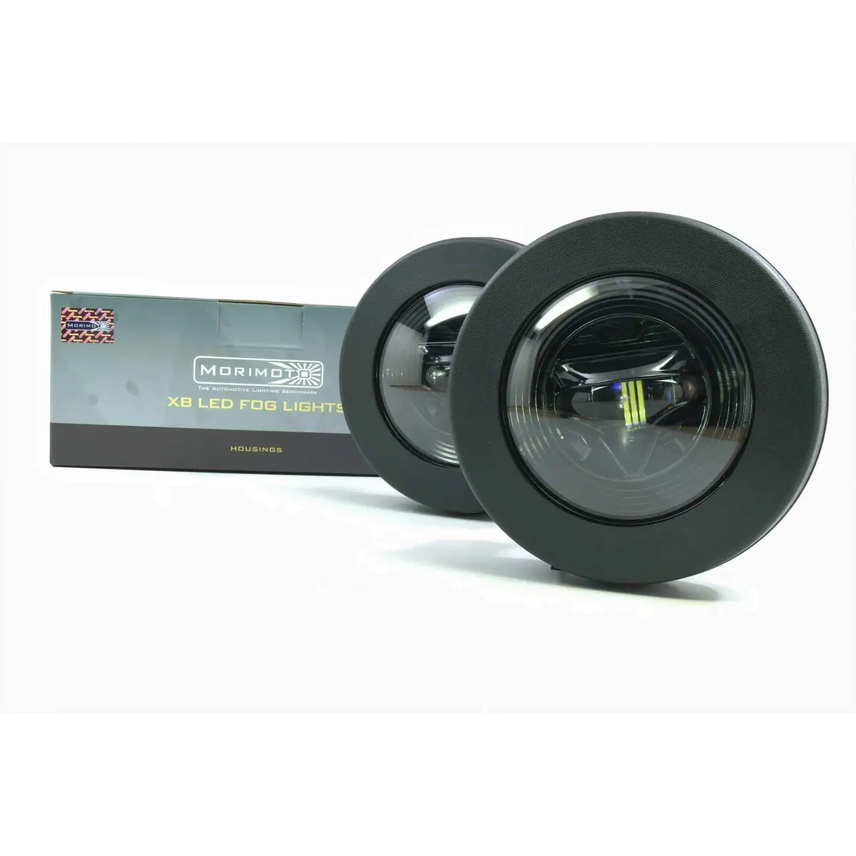 2007-2015 Duramax Xb Black Led Fog Lights (Lf380) 1