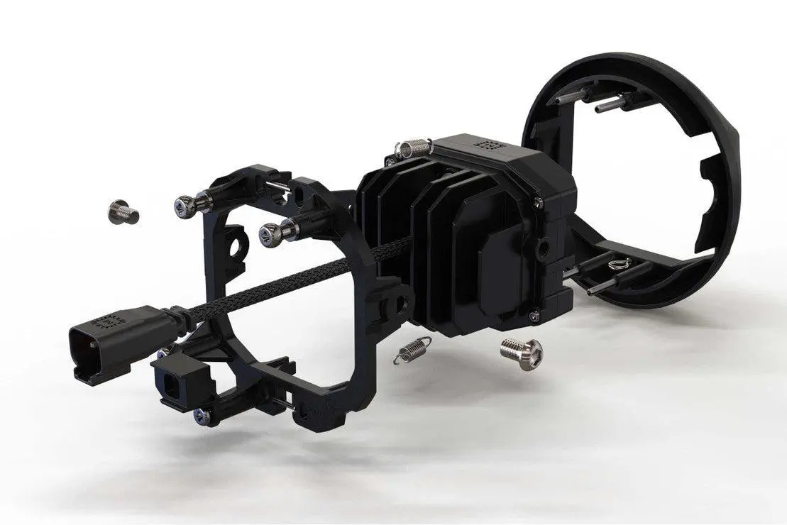 2007-2018 Gmc/Ford 4Banger Gm Type Fog Light Brackets (Baf015) 1