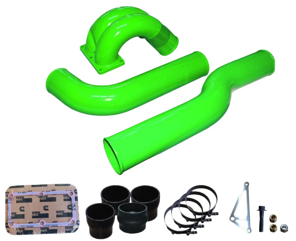2007.5-2009 Cummins 3.5" Mega Intake System W/ Passenger Side Intercooler Tube (Pdc0709mw) 7