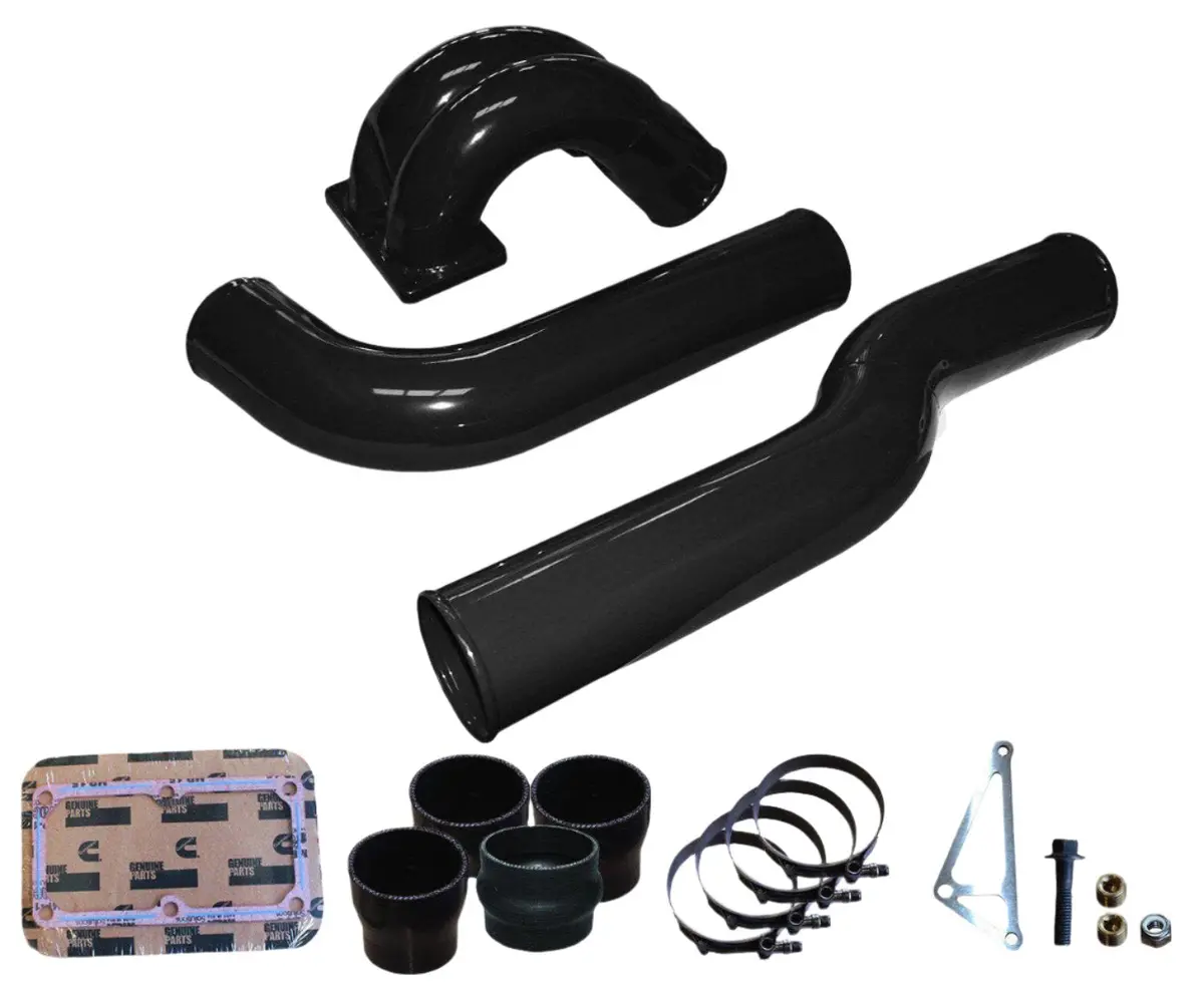2007.5–2009 Cummins 3.5" Mega Intake System with Passenger-Side Intercooler Tube (Pdc0709mw) - Image 2