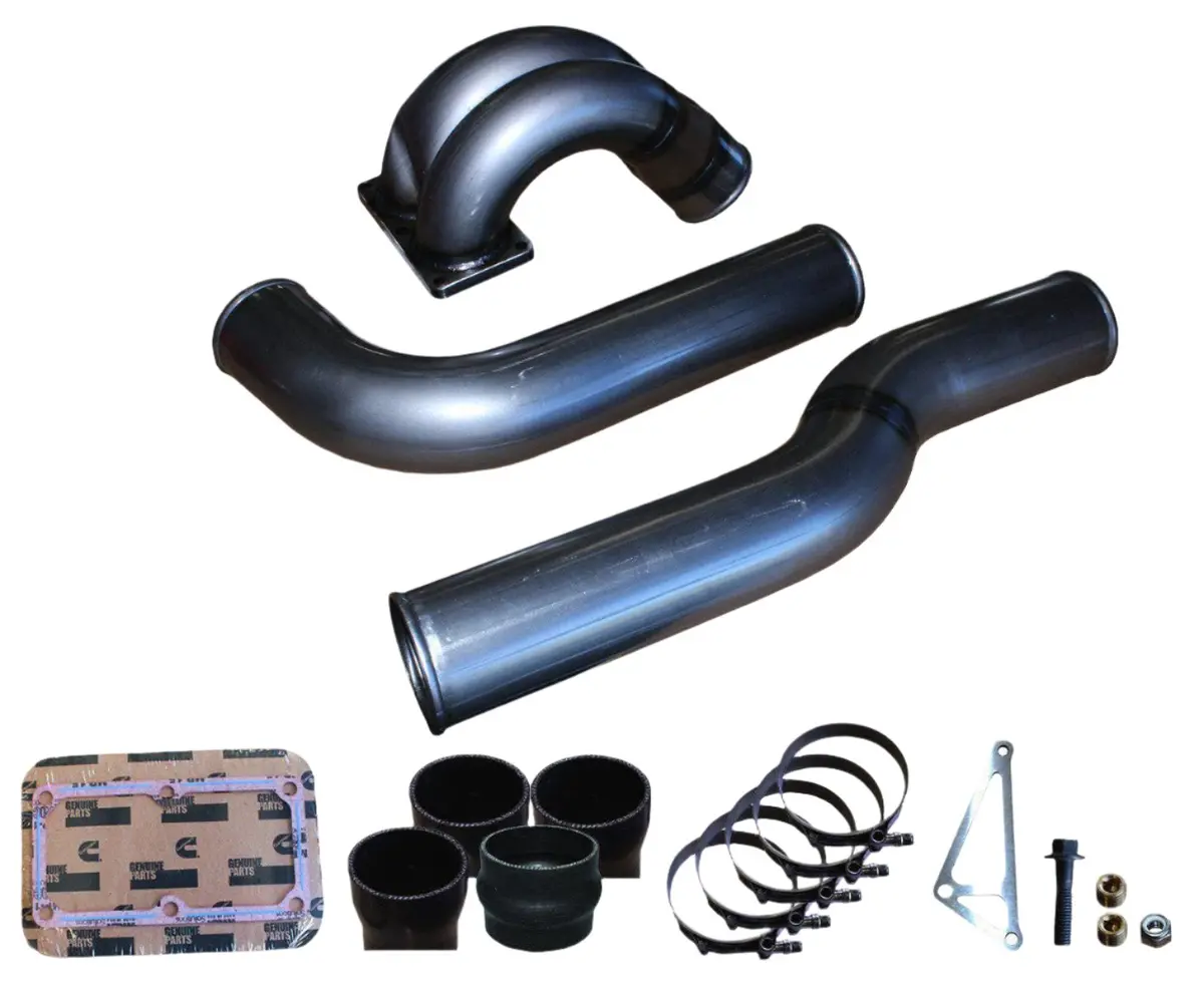 2007.5-2009 Cummins 3.5" Mega Intake System W/ Passenger Side Intercooler Tube (Pdc0709mw) 1