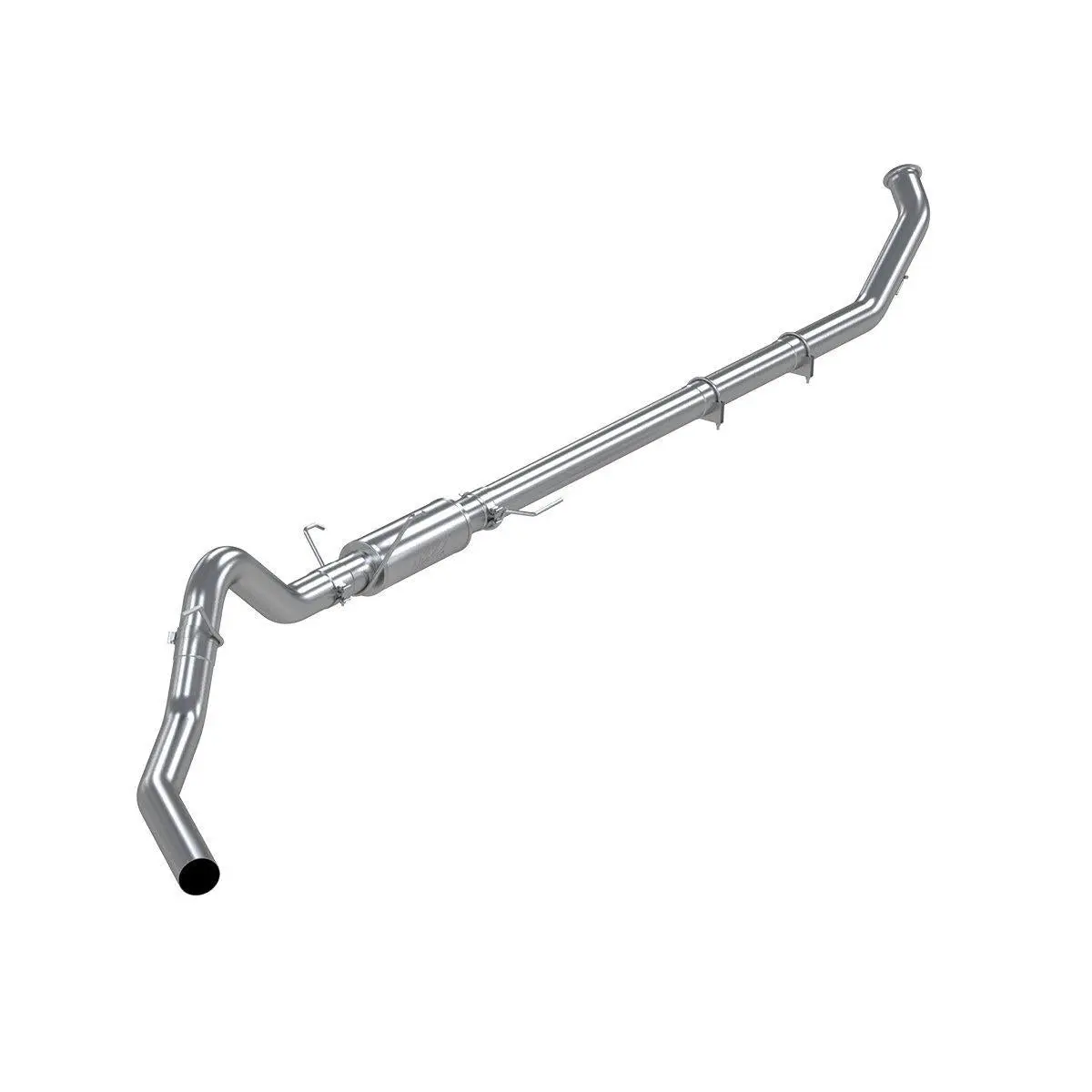 2007.5-2009 Cummins 4" Turbo Back Exhaust W/ Muffler (C6126p) 1