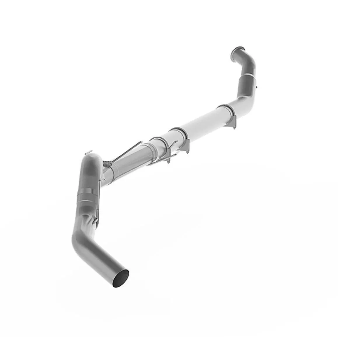 2007.5-2009 Cummins 5" Turbo Back Exhaust - No Muffler (C6116plm) 1