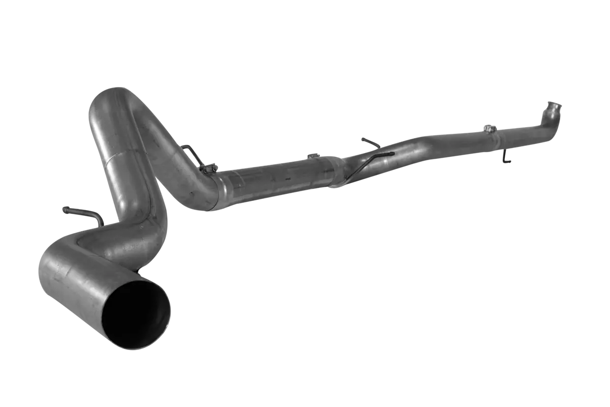 2007.5-2010 Duramax 4" Downpipe Back Exhaust - No Muffler (431011 / 432011) 2
