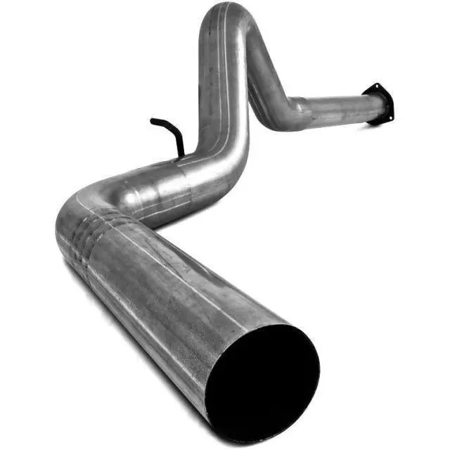 2007.5-2010 Duramax 4" Filter Back Exhaust System Single Side No Muffler (S6026p) 1