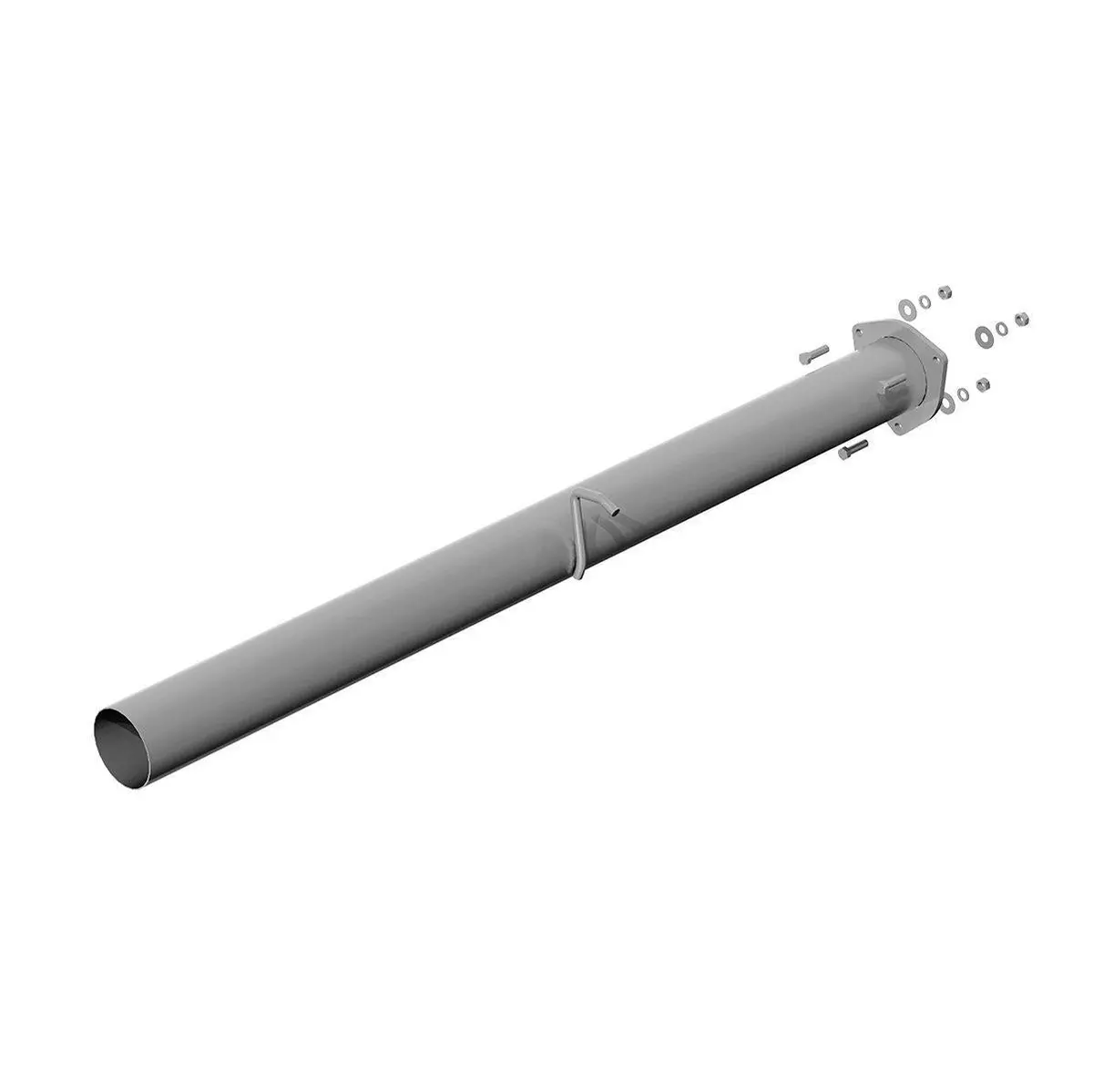 2007.5-2012 Cummins 4" Dpf Delete Race Pipe (Cdal437) 1