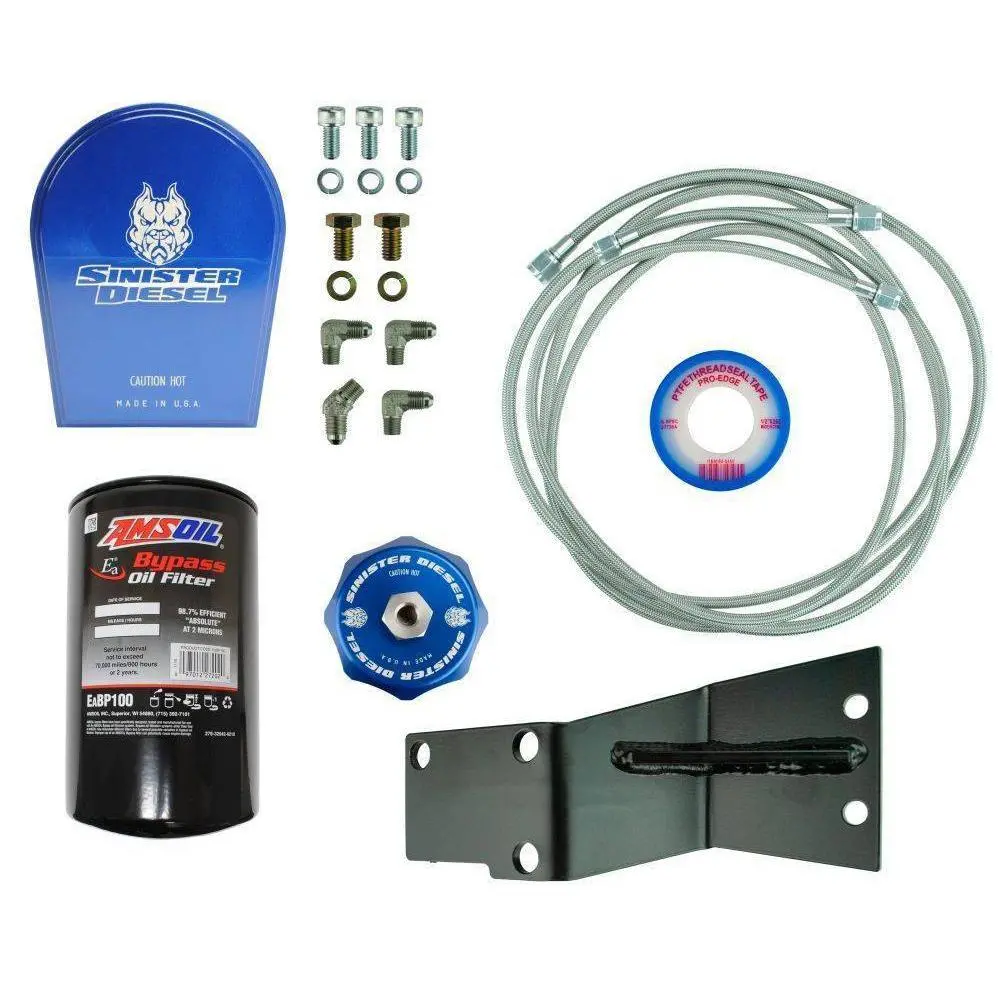 2007.5-2012 Cummins Bypass Oil Filter System (Sd-Eof-6.7C-07) 1