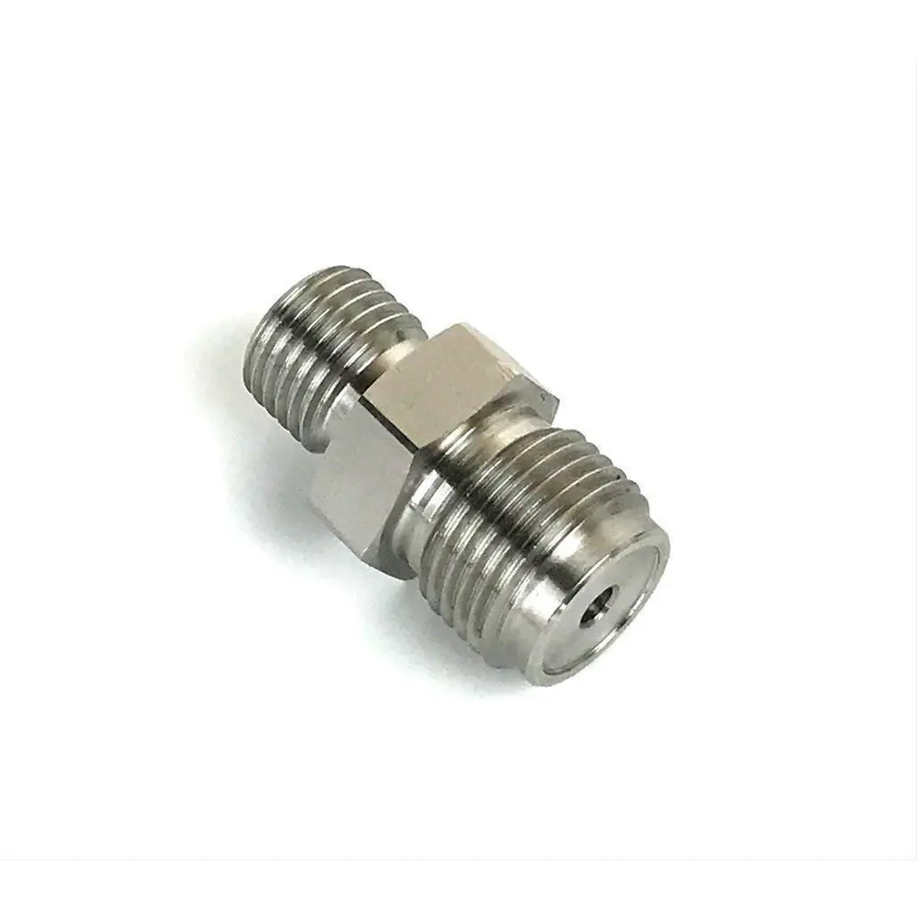 2007.5-2018 Cummins 6.7L Fuel Rail Fitting Adapter (14Mmx1.5 To 18Mmx1.5 - 3.5Mm Id) (Fpe-34197) 1