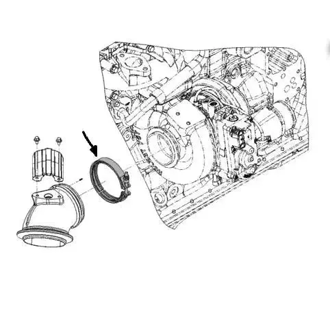 2007.5-2018 Cummins V-Band Clamp (99506-0410) 2