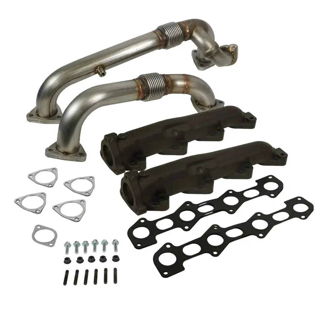 2008-2010 6.4L Powerstroke Exhaust Manifold W/ Up-Pipes (1041484) 1