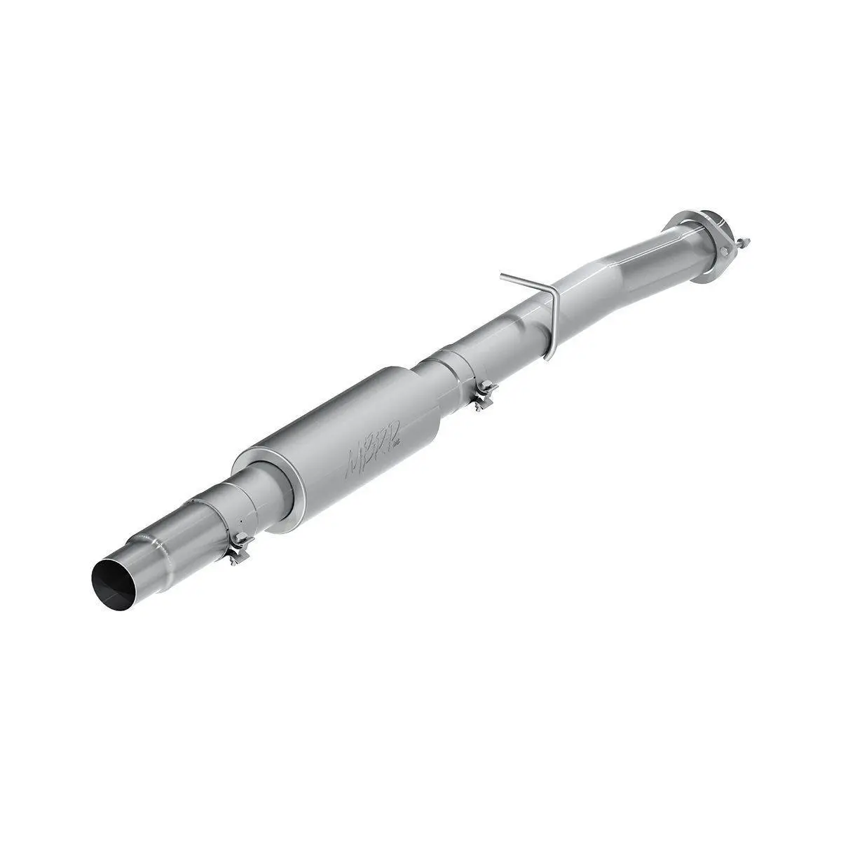 2008-2010 Powerstroke 4" Dpf & Cat Delete Race Pipe W/ Muffler (Cfal464) 1