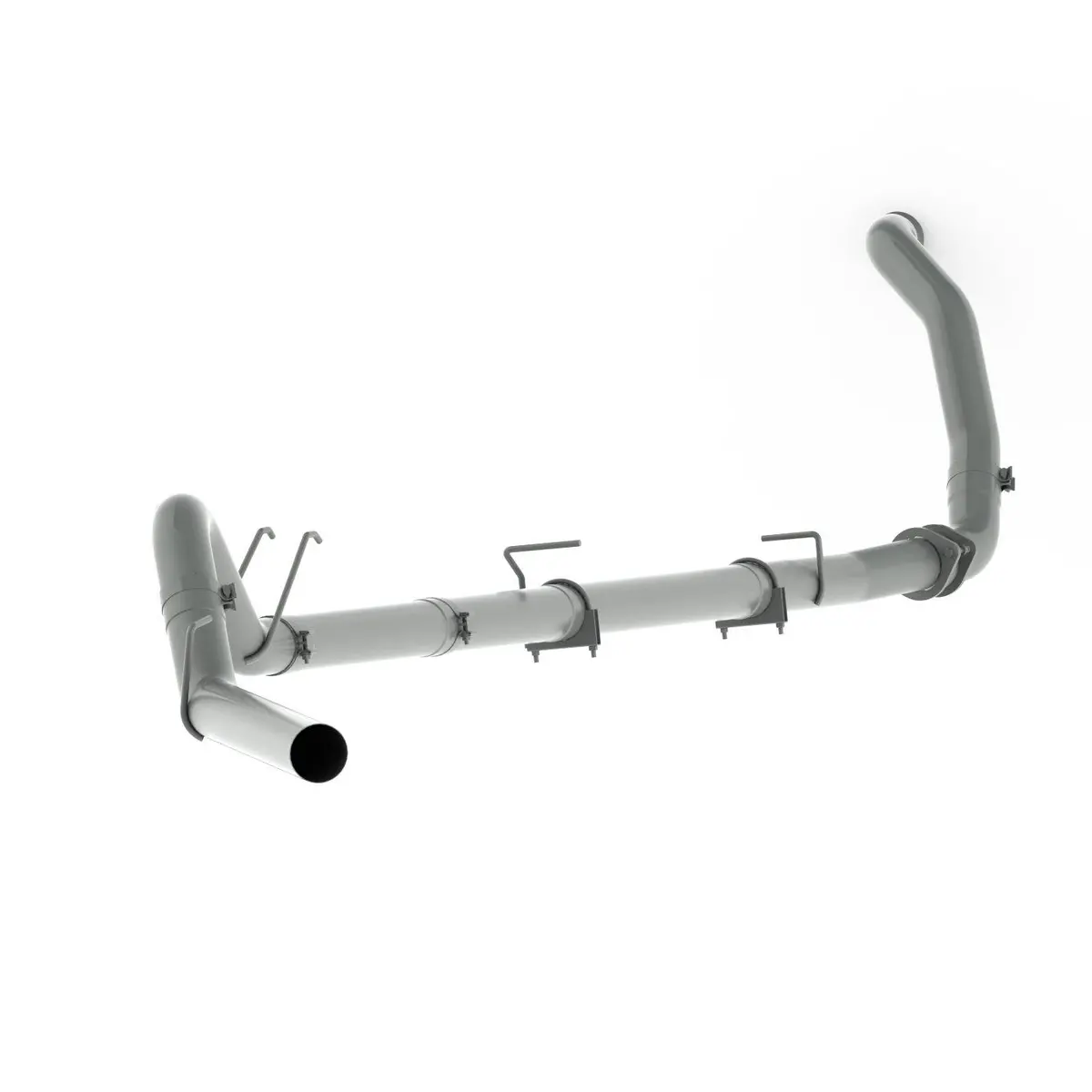 2008-2010 Powerstroke 4" Turbo Back Exhaust - No Muffler (C6241plm) 1
