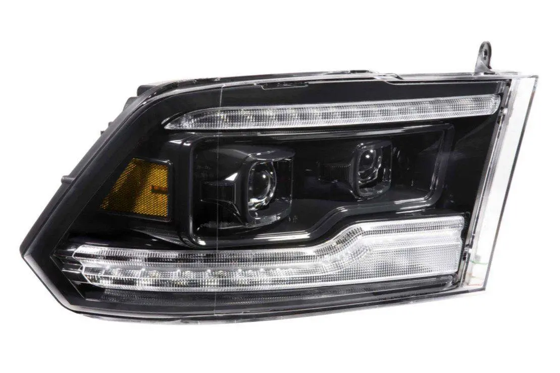2009-2018 Cummins Xb Led Black Headlights (Lf520-Asm) 2