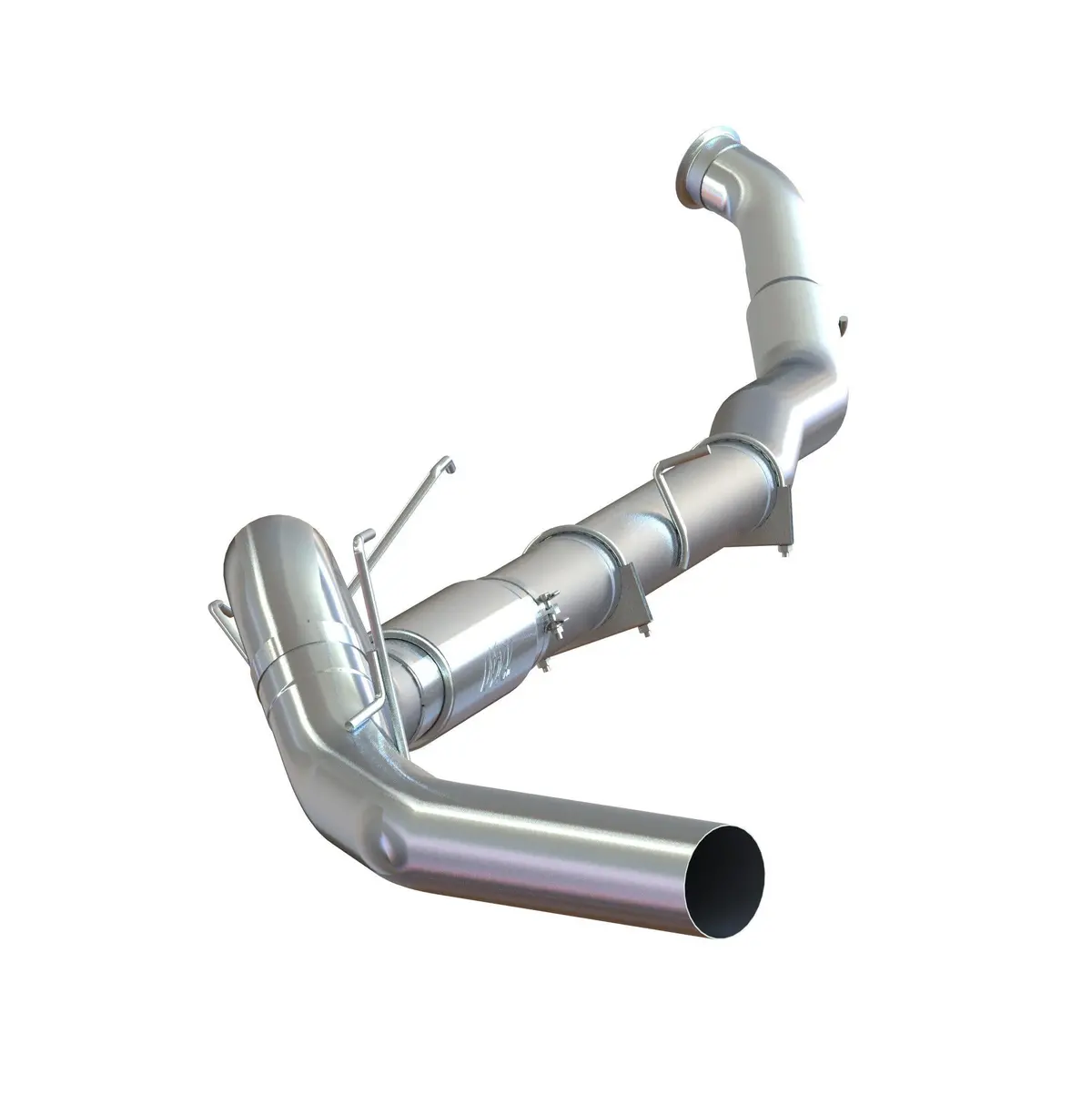 2010-2012 Cummins 5" Turbo Back Exhaust W/ Muffler (C6146p) 1
