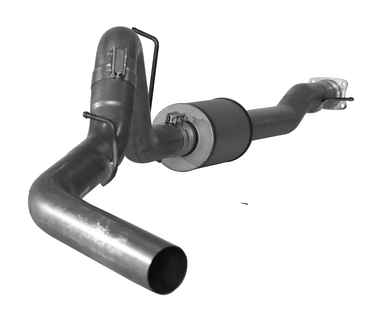 2011-2015 Duramax 4" Cat Back Exhaust System W /  Muffler (431013 / 432013) 1
