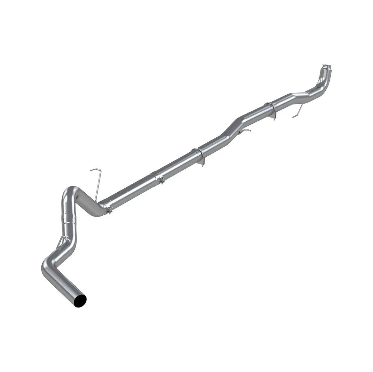 2011-2015 Duramax 4" Downpipe Back Exhaust - No Muffler (C6044plm) 1