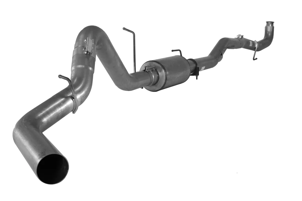 2011-2015 Duramax 4" Downpipe Back Exhaust System W /  Muffler (431016 / 432016) 1