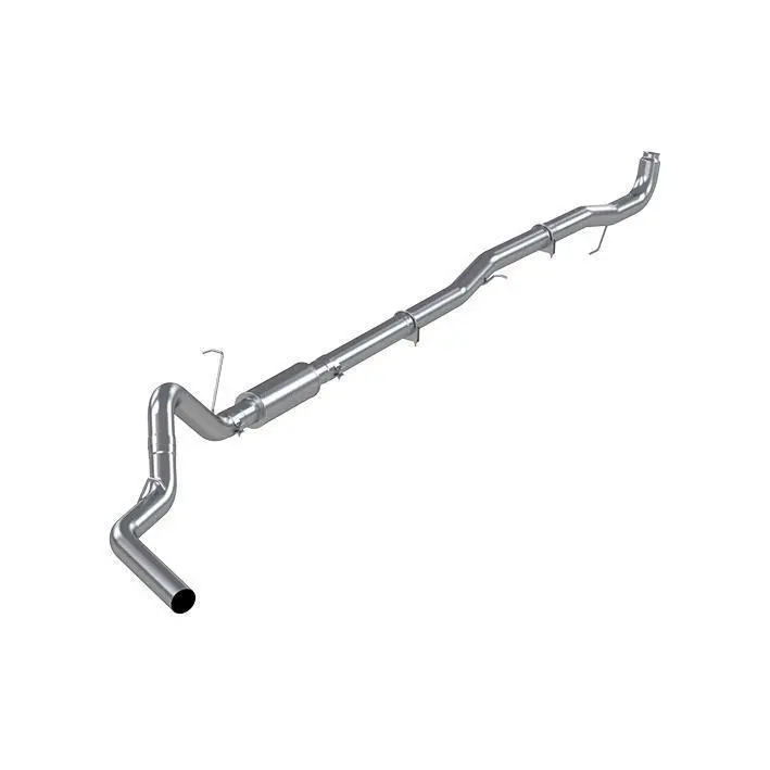 2011-2015 Duramax 4" Downpipe Back Street Exhaust System W/ Muffler (C6044p) 1