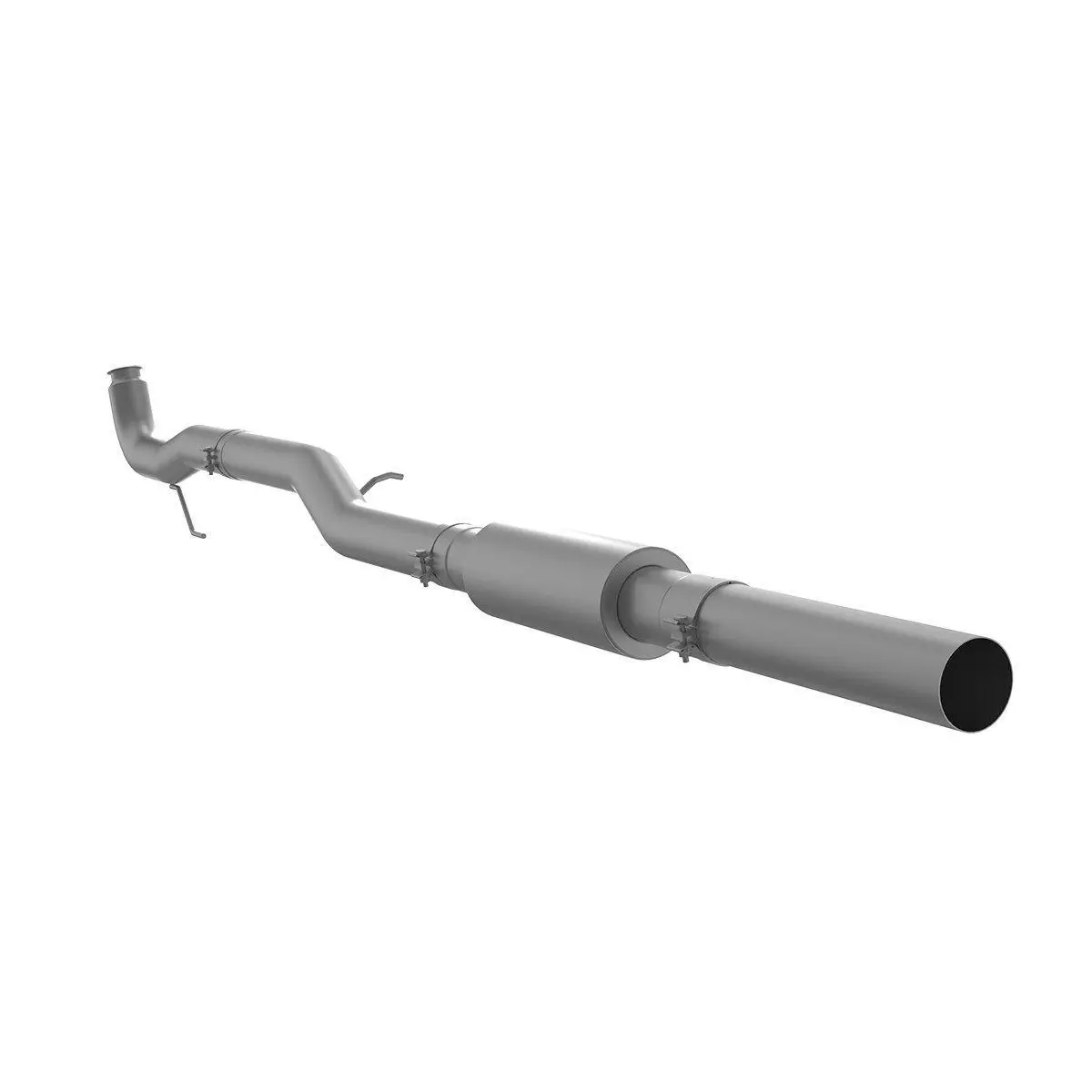 2011-2015 Duramax 4" Installer Series Race Pipe W/ Muffler (Cgmal432) 1