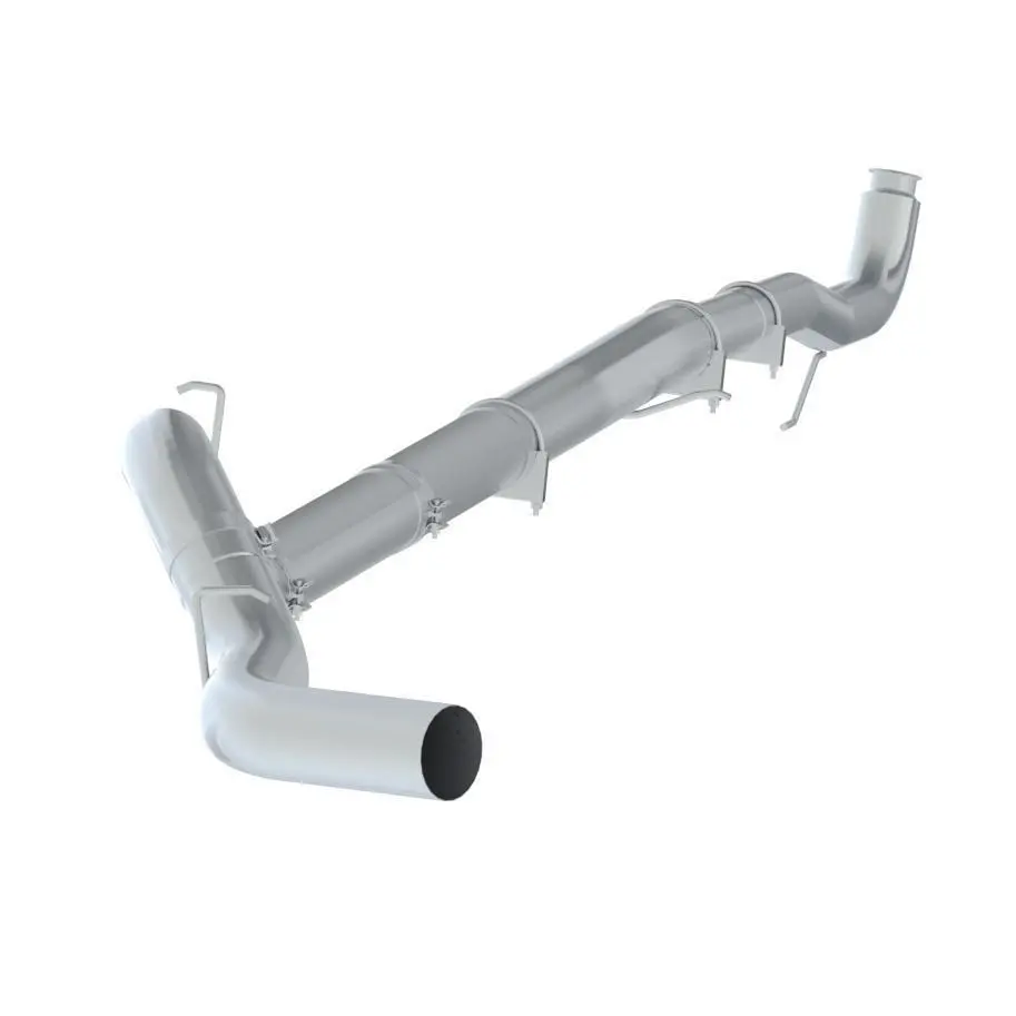 2011-2015 Duramax 5" Down Pipe Back Exhaust - No Muffler (C6048plm) 1