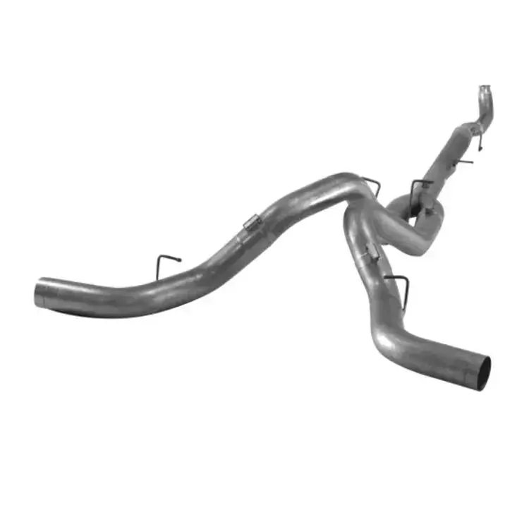 2011-2015 Duramax 5" Downpipe Back Dual Exhaust - No Muffler (531013) 1