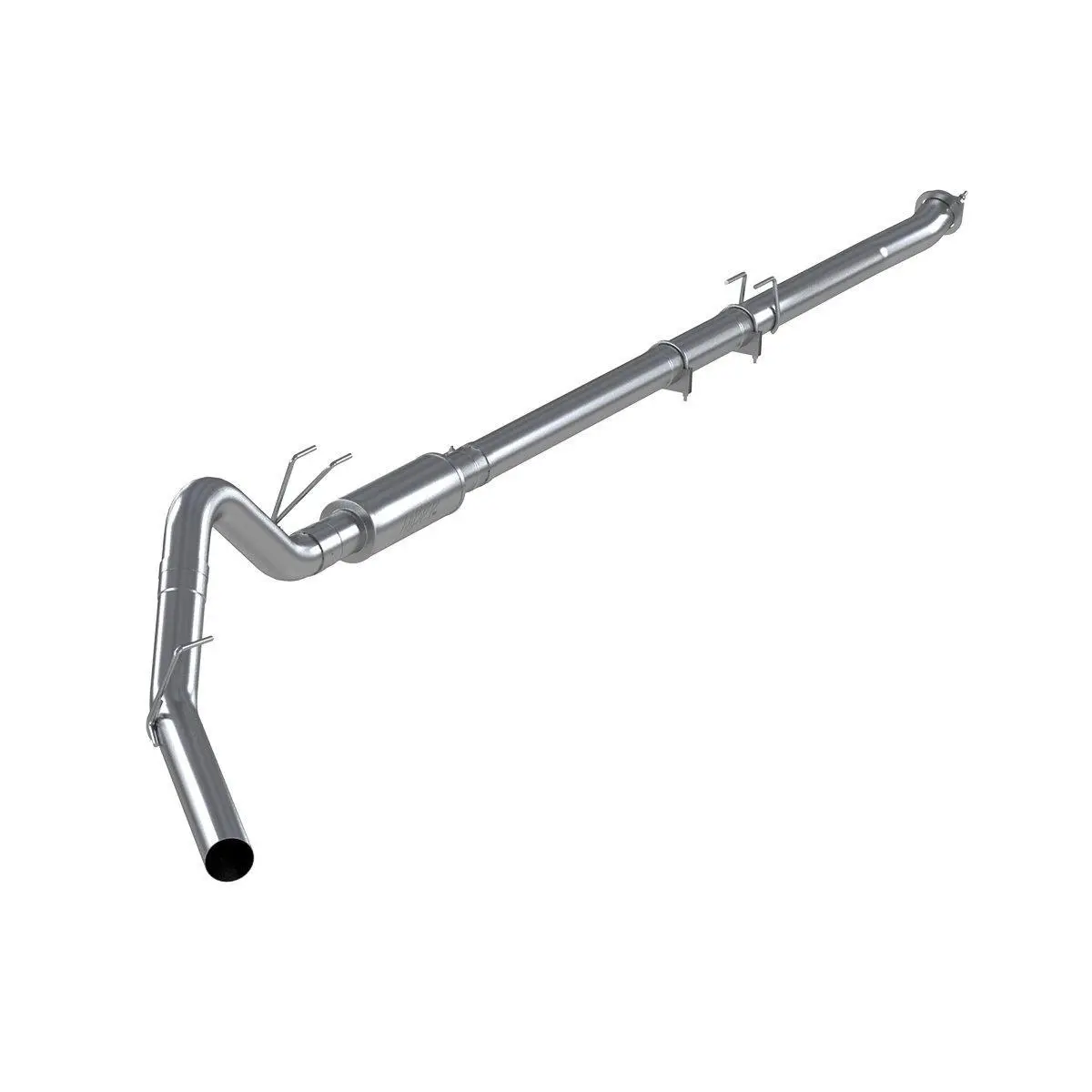 2011-2016 Powerstroke 4" Downpipe Back Exhaust W/ Muffler (C6262p) 1