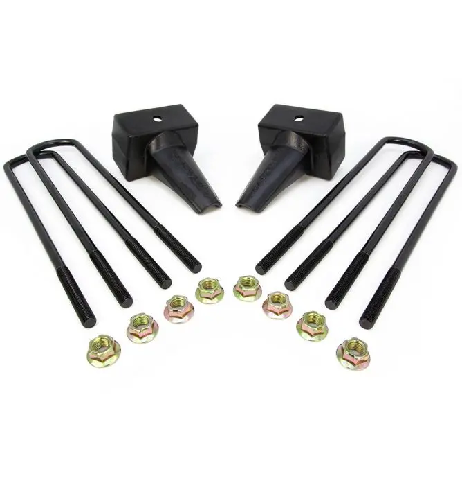 2011-2016 Powerstroke 4" Rear Block Kit W/ 1-Piece Driveshaft (66-2024) 1