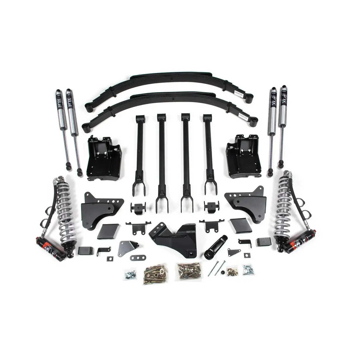 2011-2016 Powerstroke 6" 4-Link Lift Kit W/ Fox Coilovers (Bds596fpe) 1