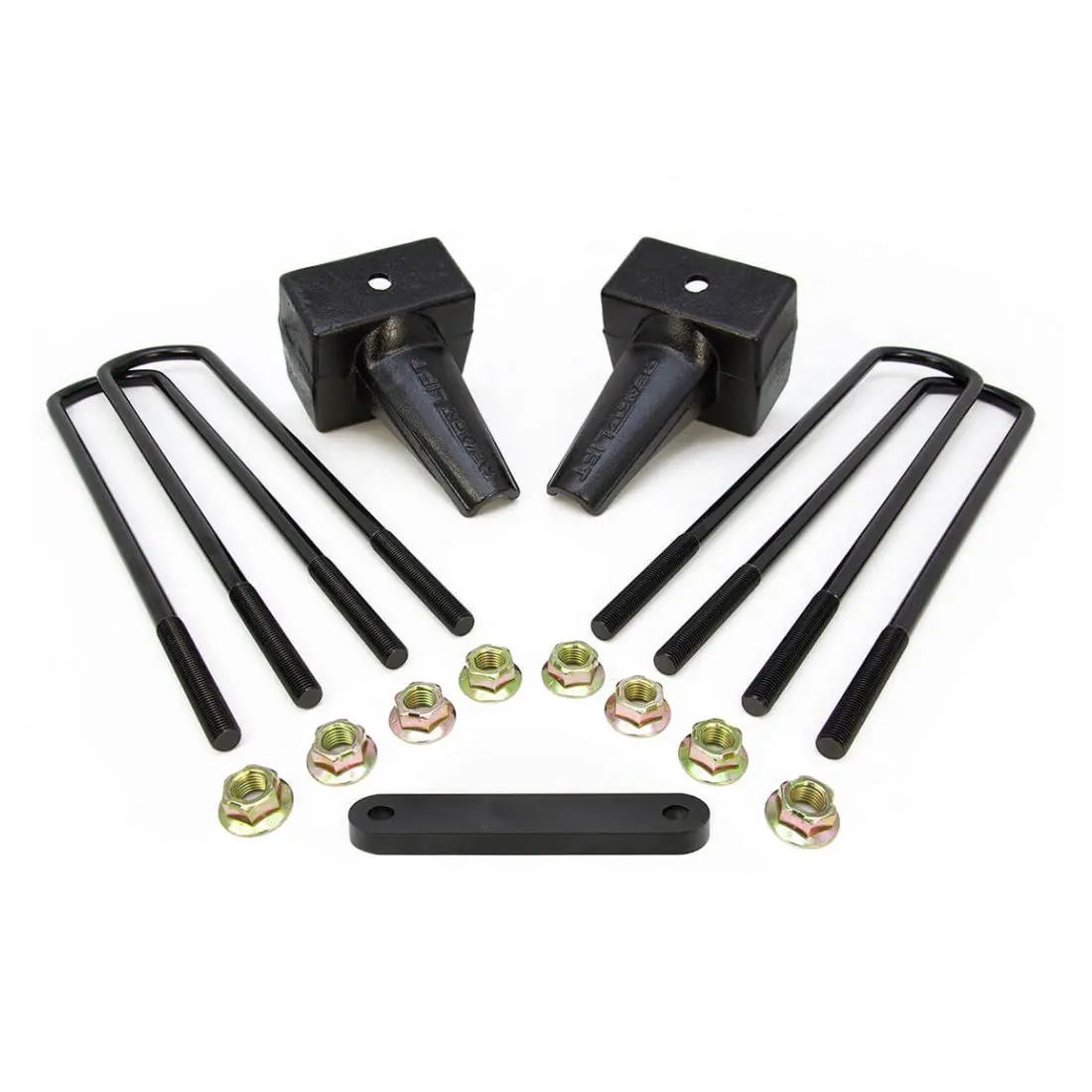 2011-2016 Powerstroke Dually 5" Rear Block Kit W/ 2-Piece Driveshaft (66-2222) 1