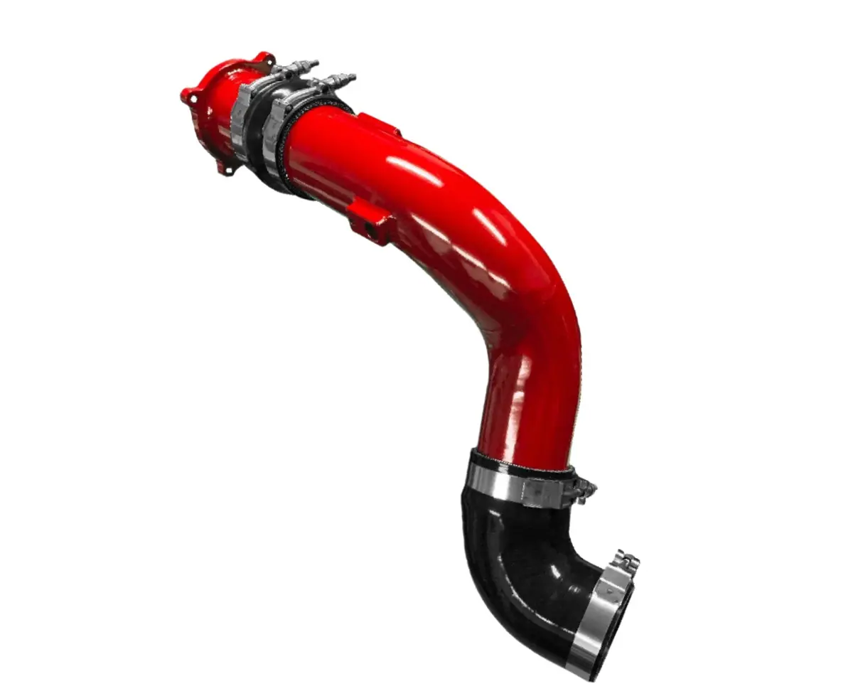 2011-2016 Powerstroke Hd 3" Cold Side Charge Tube W/ Throttle Valve Replacement (Pfp1116btr) 1