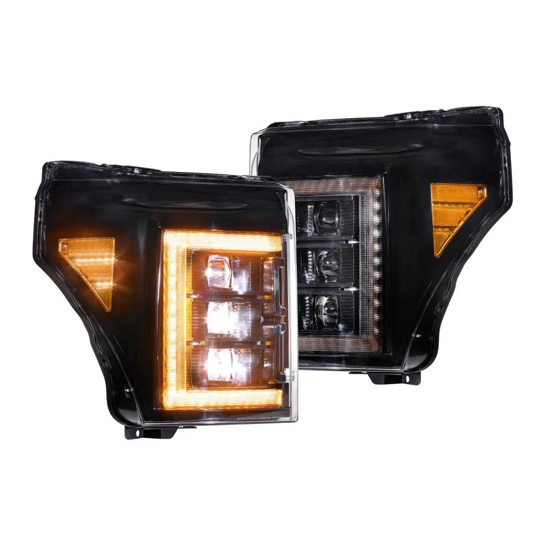 2011-2016 Powerstroke Xb Led Headlights (Lf505-A-Asm) 1
