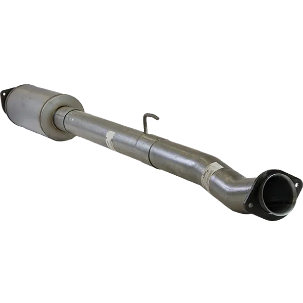 2011-2018 Powerstroke 4" Cat & Dpf Delete Pipe W/ Muffler (421032) 1