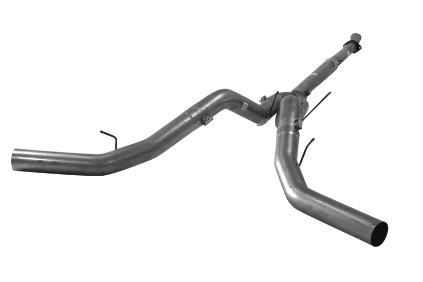 2011-2019 Powerstroke 5" Downpipe Back Dual Exhaust - No Muffler (521008) 1
