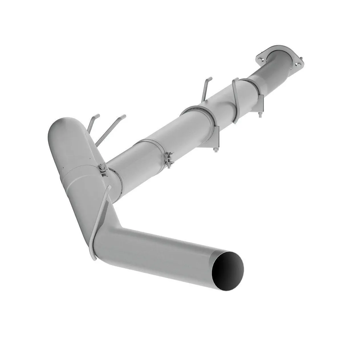 2011-2022 Powerstroke 5" Downpipe Back Exhaust - No Muffler (C6280plm) 1