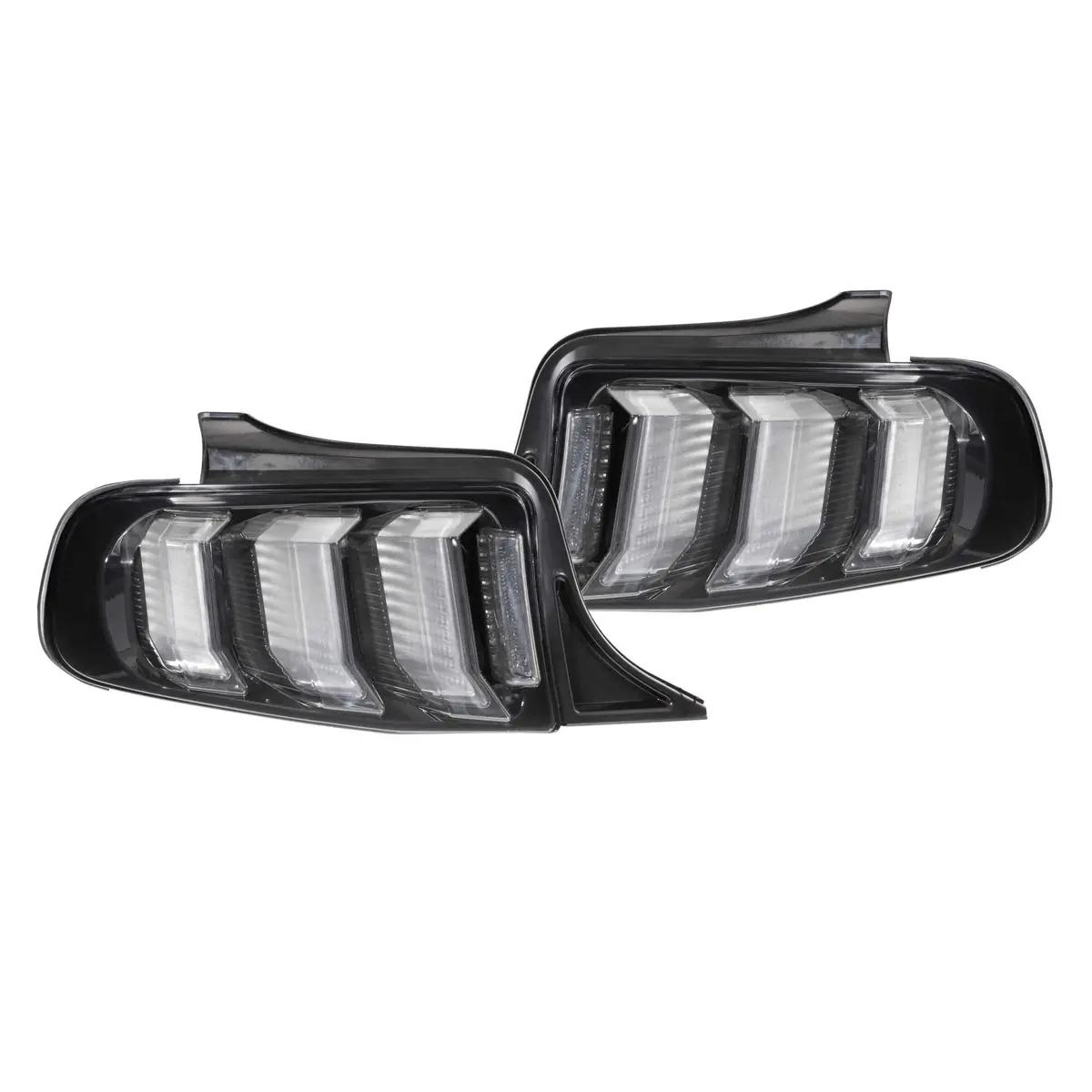 2013-2014 Mustang Xb Led Smoked Tail Lights (Lf422.2) 1