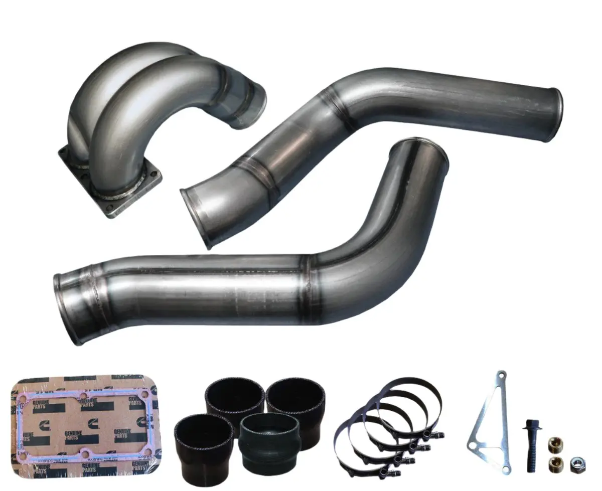 2013-2018 Cummins 3.5" Mega Intake System W/ Passenger-Side Intercooler Tube (Prc1318mw) 1